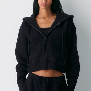 TNA Cozy Sweatfleece Boyfriend Boxy Zip Hoodie